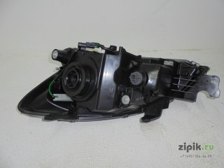 Фара механическая  черная DEPO правая  LANCER 00-10 для Mitsubishi 