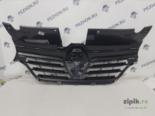 Решетка радиатора (черная матовая, без значка) LOGAN 2 18-22 для Renault 