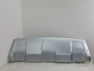 Юбка переднего бампера  (серебро) DUSTER 1 10-15 для Duster Renault Duster 2010-2020