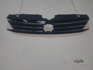 Решетка радиатора (рест., черный глянец, с хром полосами) JETTA 14-18 для Jetta Volkswagen Jetta 6 2010-2019